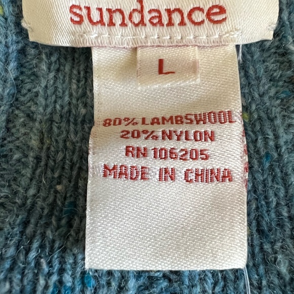 Sundance NEW Wool Woodland Hills Sweater Dress Size L - Picture 14 of 15